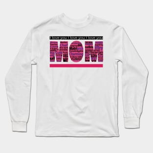 MOM definition Long Sleeve T-Shirt